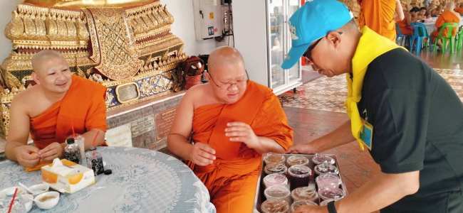 จิตอาสา 904 ธ.บ.ว. ปฏิบัติจิตอาสาเฉพาะกิจ ในการตั้งเปรียญพระภิกษุและสามเณร
